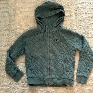 Patagonia Organic Cotton Quilted Hoodie
